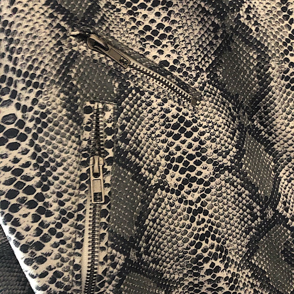 Nwot Fate Python Moto Jacket - image 6